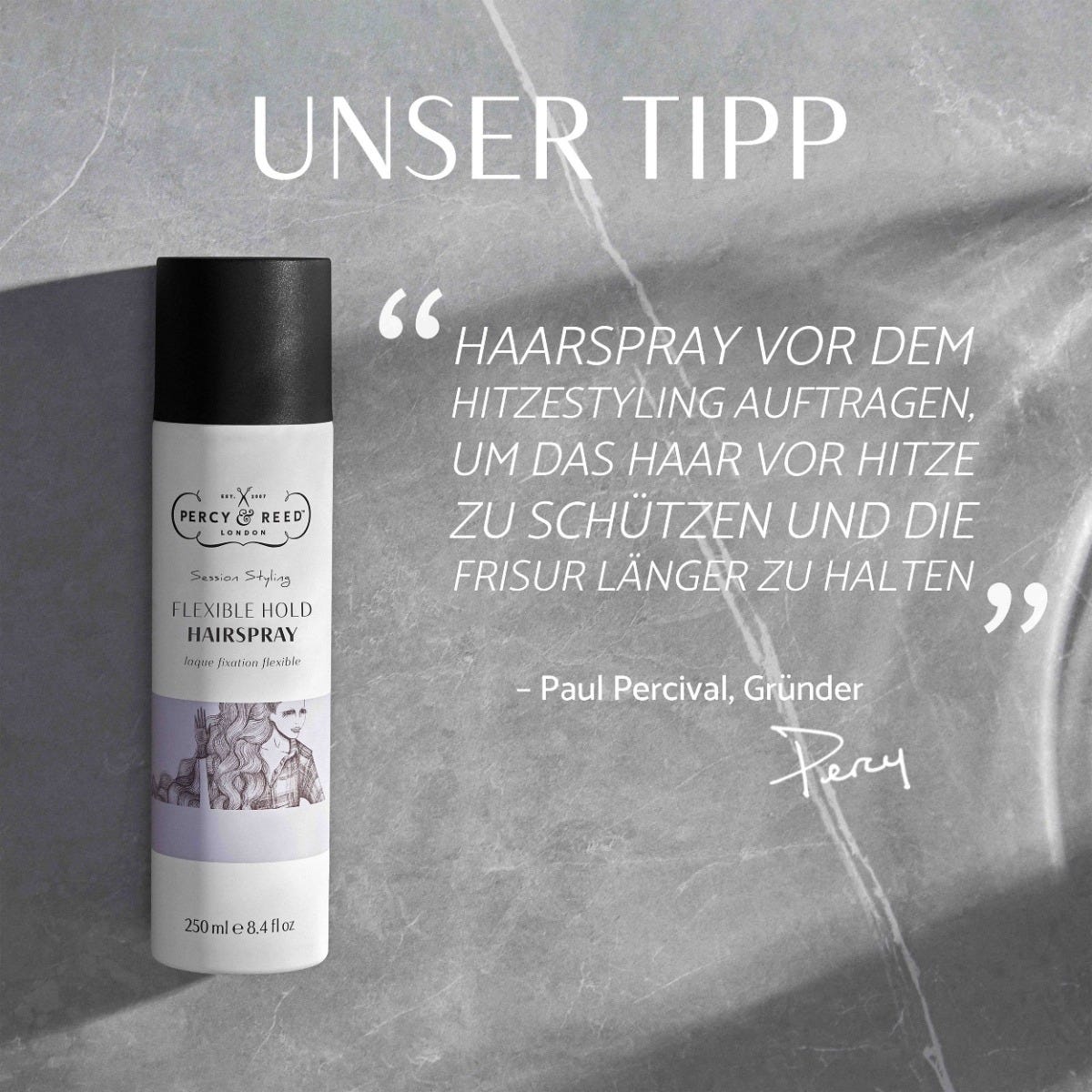 PERCY & REED SESSION STYLING Flexible Hold Haarspray 250 ml
