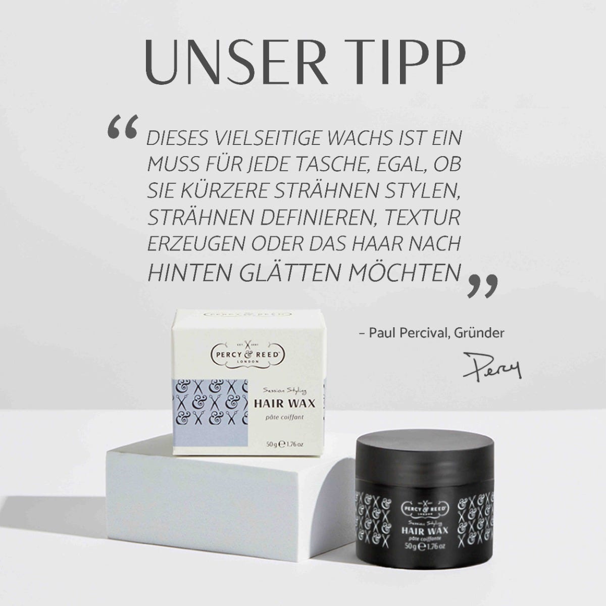 PERCY & REED SESSION STYLING Hair Wax 50 g