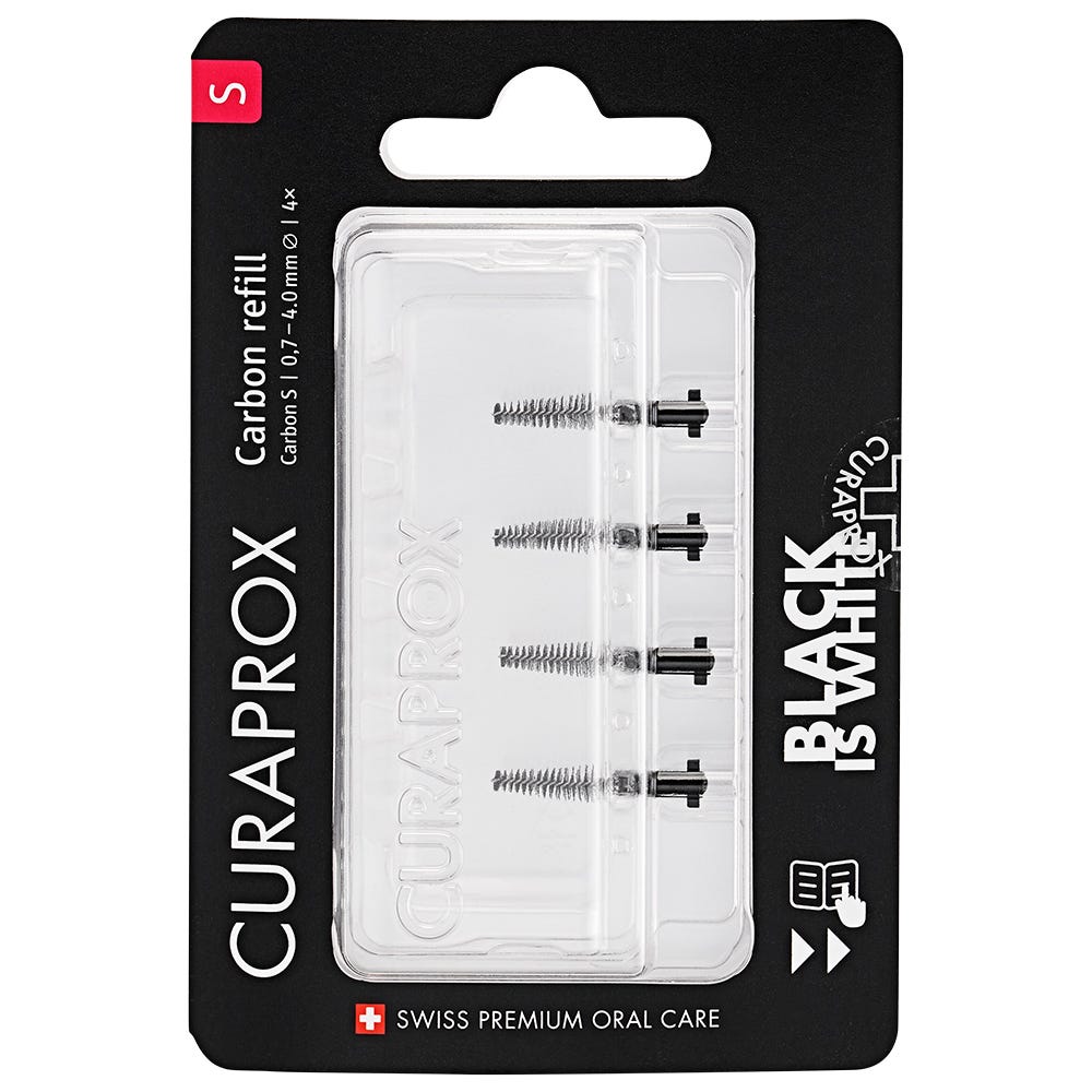 CURAPROX Black is white Carbon refill S