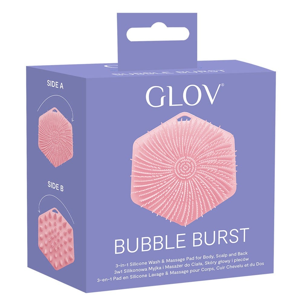 GLOV Bubble Brust Wash & Massage Pad 3-in-1