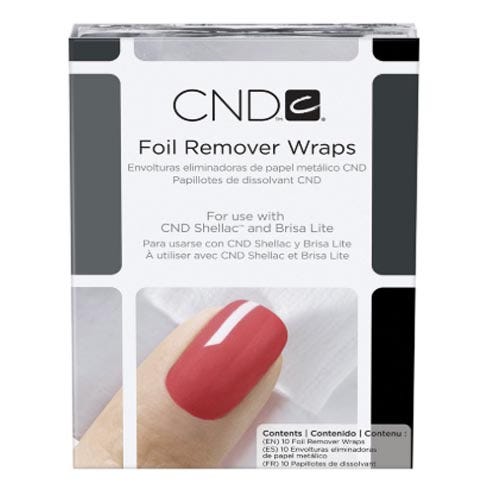 CND Shellac Foil Remover Wraps 10 St.