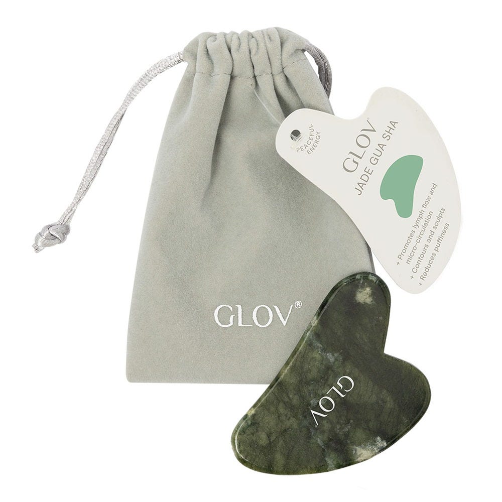 GLOV Stone Green Jade Gua Sha