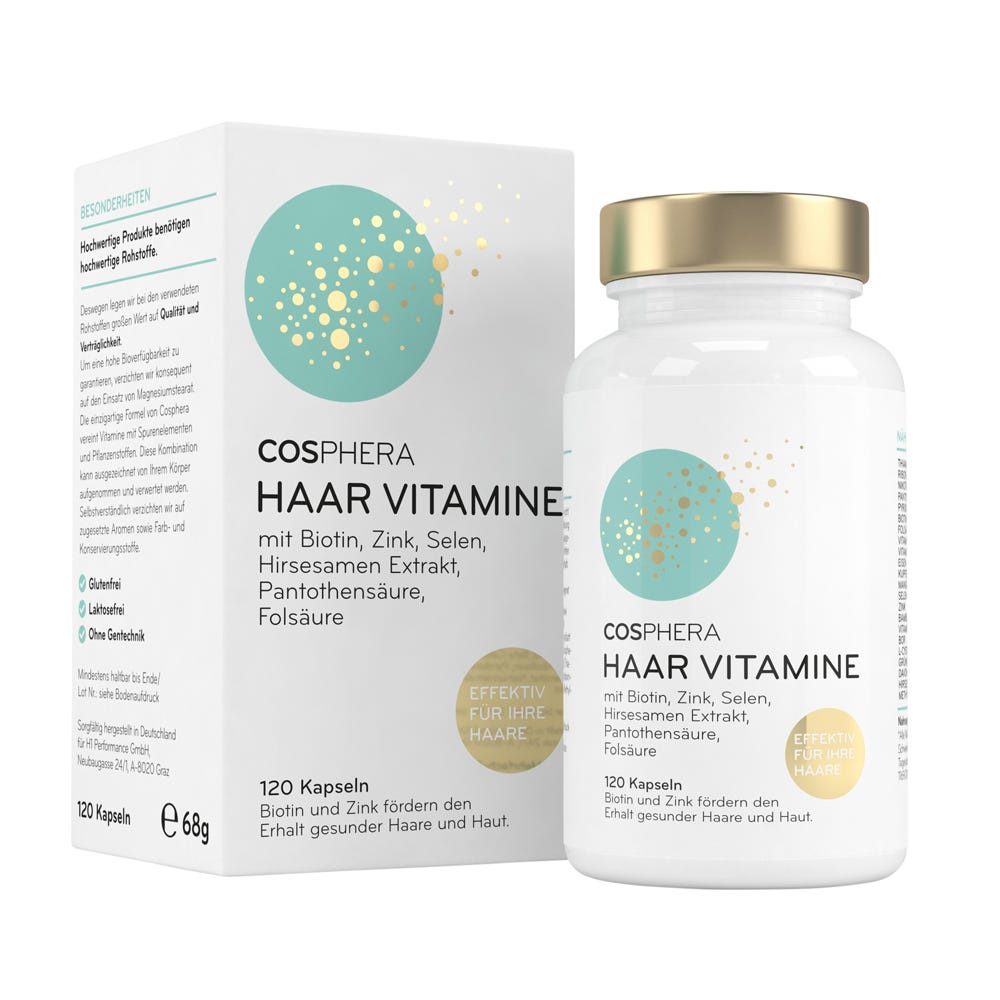 COSPHERA Haar Vitamine 120 Stück