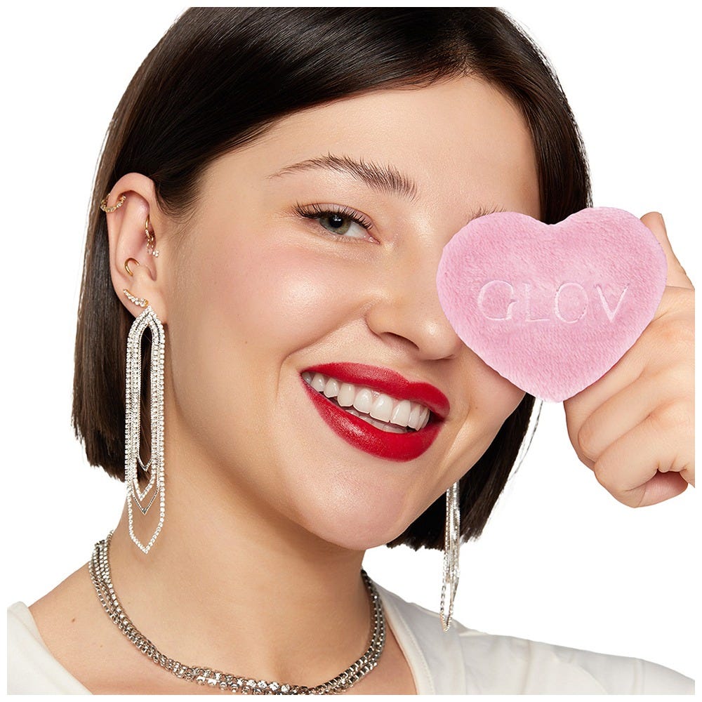 GLOV Heart Pads Reusable Makeup Remover 5 Stück