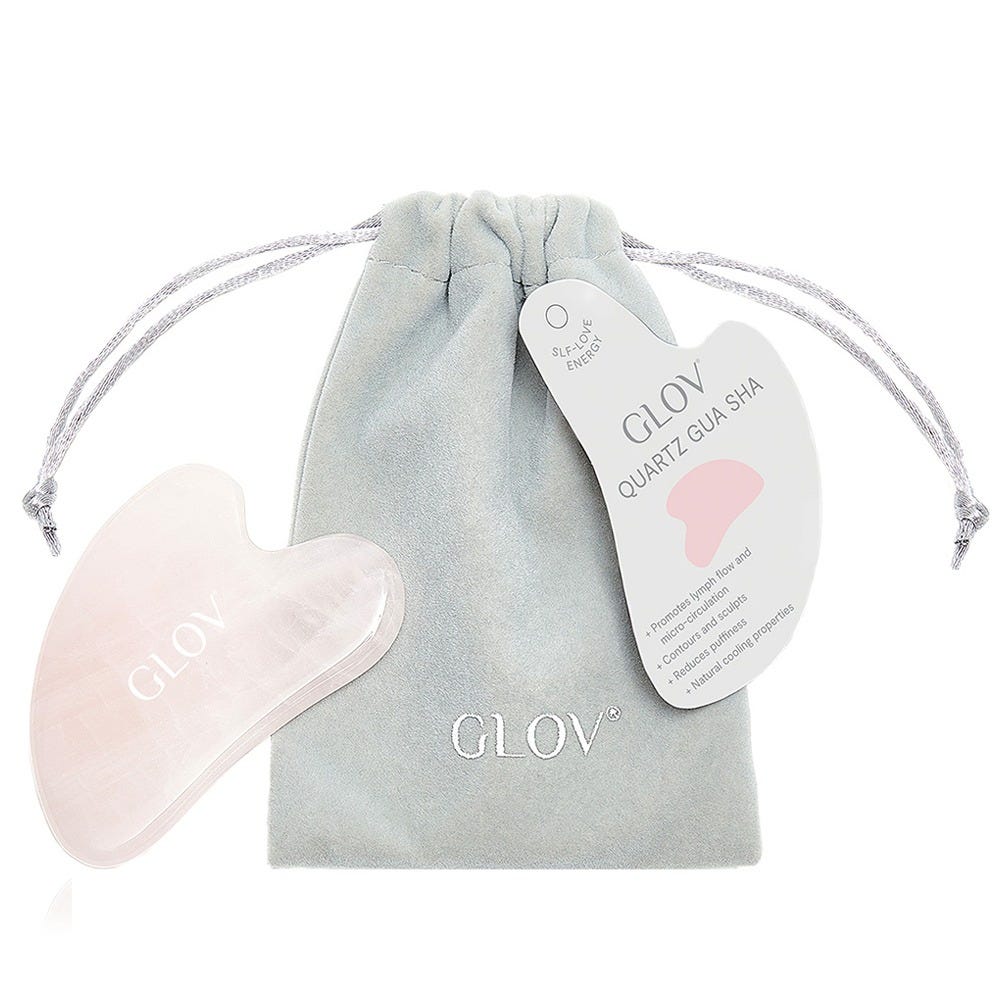GLOV Pink Quartz Gua Sha Stone