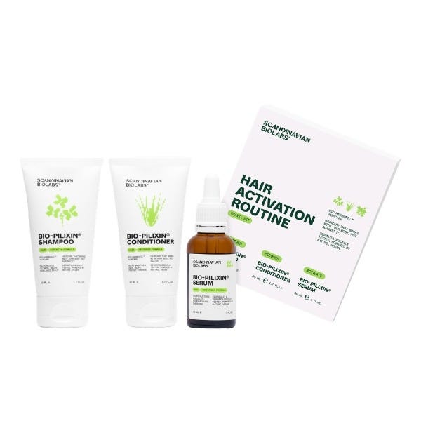 Scandinavian Biolabs Hair Activation Routine Travel Set