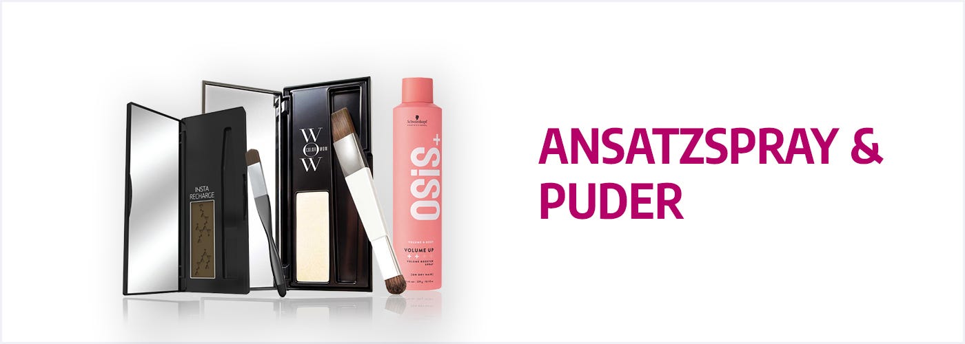 Ansatzspray & Puder Ansatzspray & Puder
