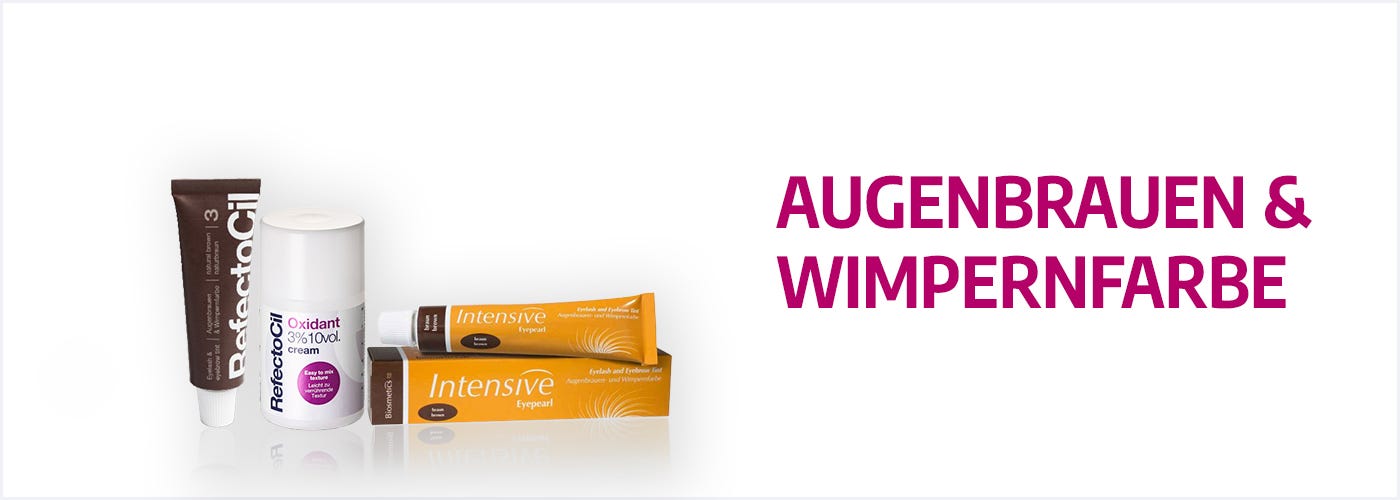 Augenbrauen- & Wimpernfarbe Augenbrauen- & Wimpernfarbe