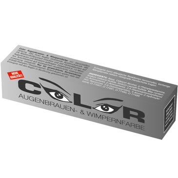 Comair Color Augenbraun- und Wimpernfarbe tiefschwarz 15 ml