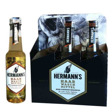 Hermann`s Bier & Hopfenshampoo Sixpack 6 x 250 ml