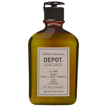 DEPOT 606 Sport Hair & Body Shampoo Mint, Ginger & Cardamom 250 ml