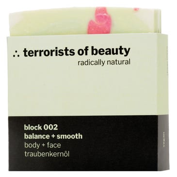 terrorists of beauty block 002 balance + smooth Seife 100 g 