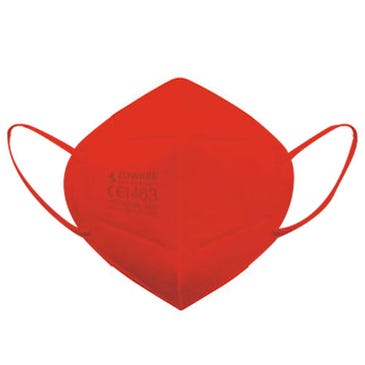 Eliware FFP2 Einweg Atemschutzmaske - rot 
