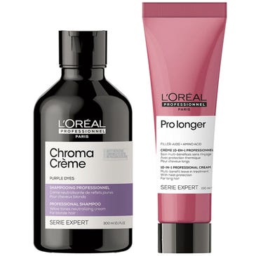 L'Oréal Professionnel Paris Serie Expert Chroma Creme + Pro Longer Violett Bundle
