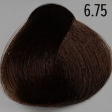 6.75 dunkelblond braun mahagoni
