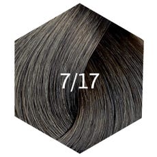 7/17 Mittelblond Asch-Blau Silber